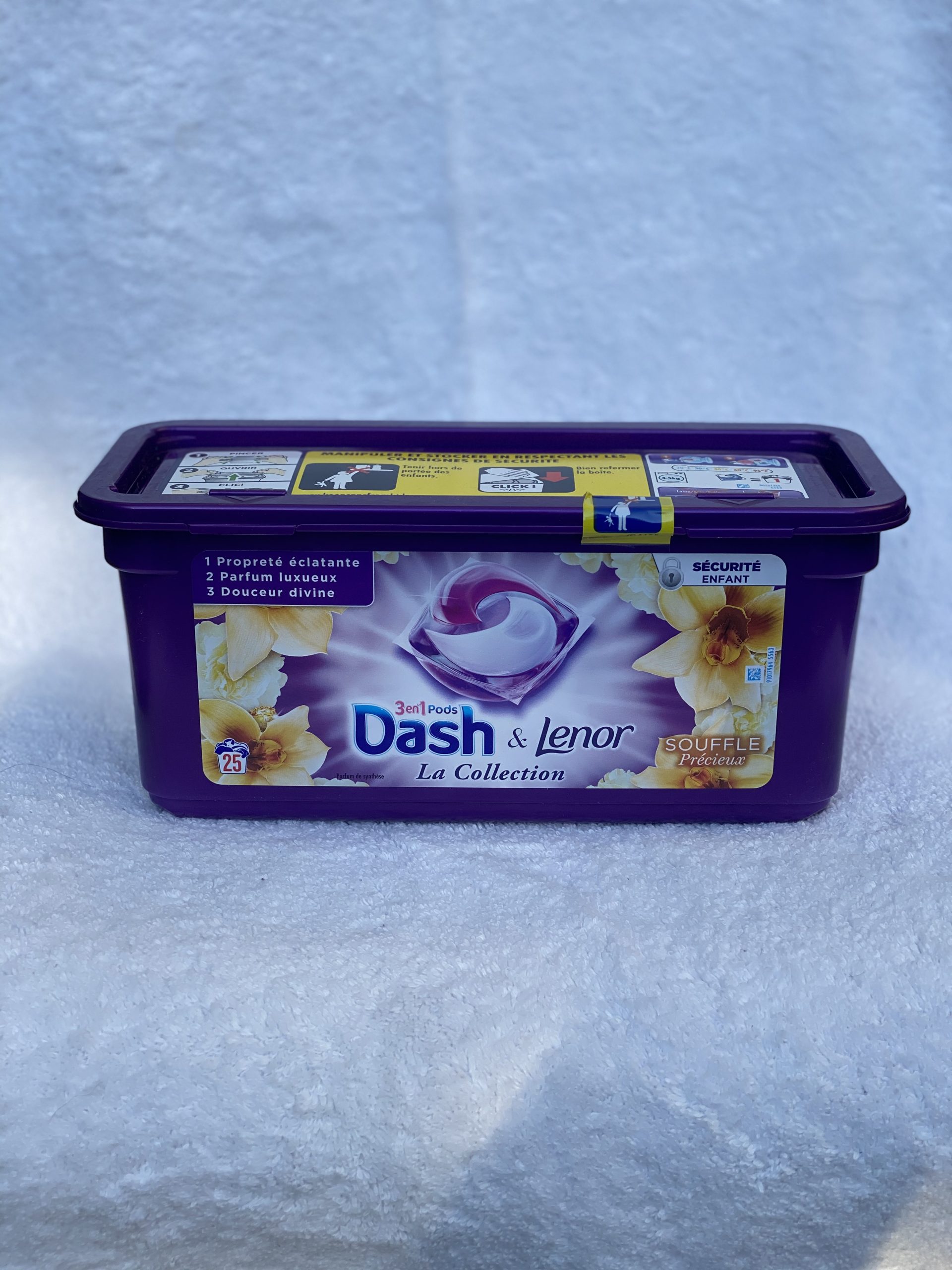 DASH : La Sélection Lenor - Lessive capsules souffle précieux - chronodrive